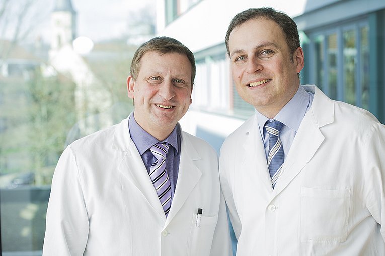 Portrait von Prof. Dr. med. Sven Dittrich und Prof. Dr. med. Robert Cesnjevar